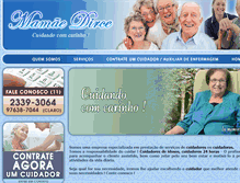 Tablet Screenshot of mamaedirce.com.br